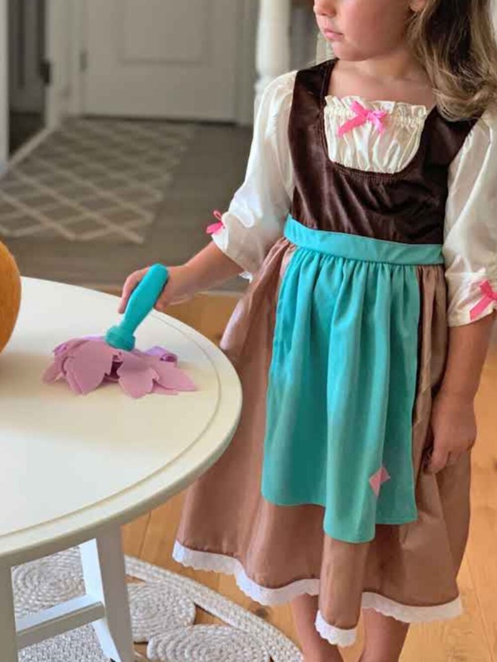 Super soft Little Adventures Cinderella Day Dress Costume Size large 7-9